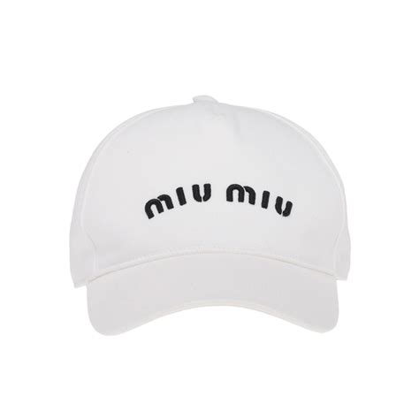 miu miu drill baseball cap|Black/white Drill Baseball Cap .